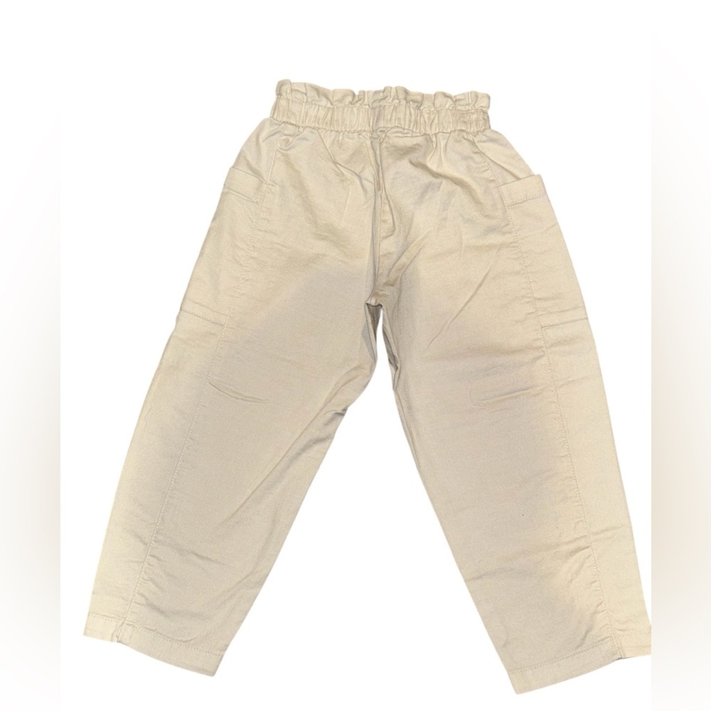 Old Navy Kids Khaki Cotton Girl Pants - Picture 2 of 6